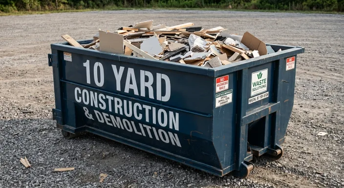10 yard dumpster