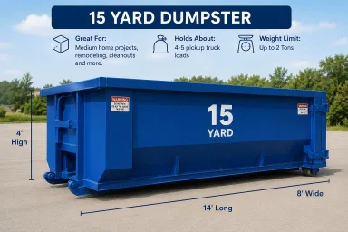 15 yard dumpster