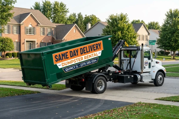 same-day dumpster rental quincy il